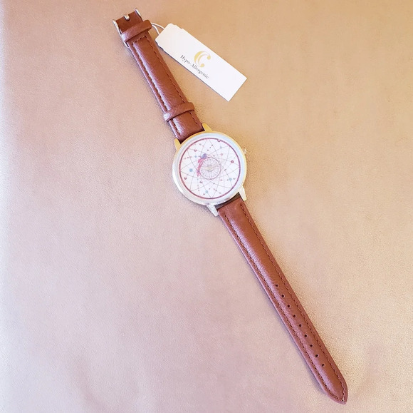Brown Band Watch With White Dial - Picture 3 of 3
